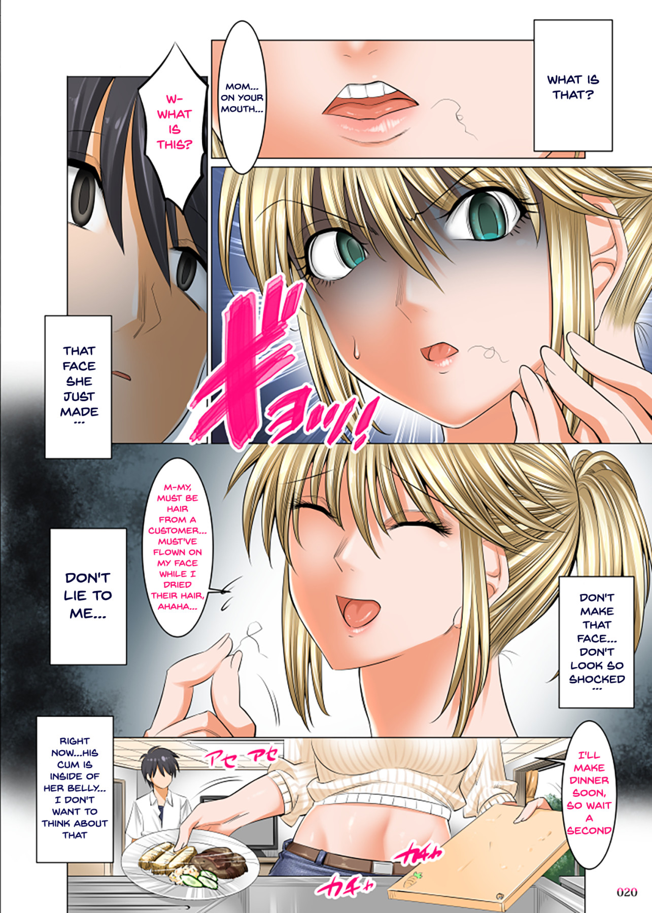 Hentai Manga Comic-What's So Good About My Mom!? This Old Lady Really Wants It LOL-Read-19